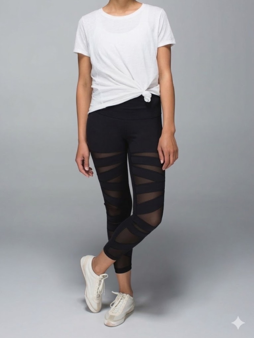 RARE First, Original Release Lululemon High Times Pant *Tech Mesh Black - Size 4